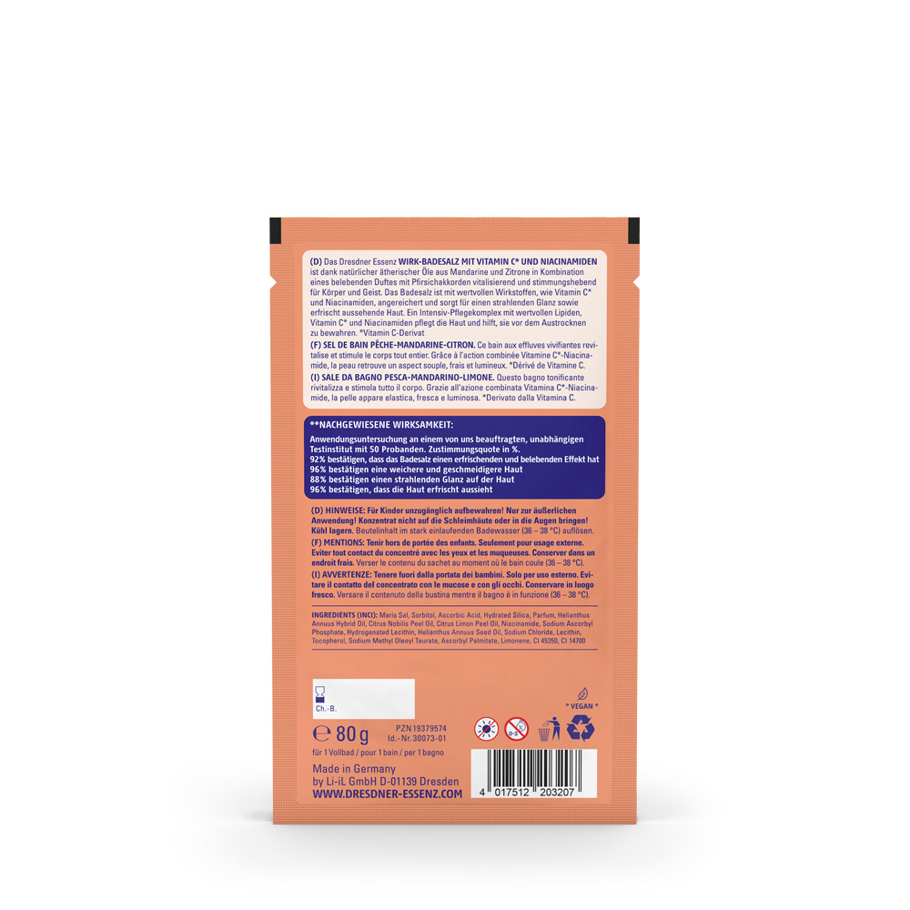 Bath Salt + Vitamin C + Niacinamide Dresdner Essenz Shop